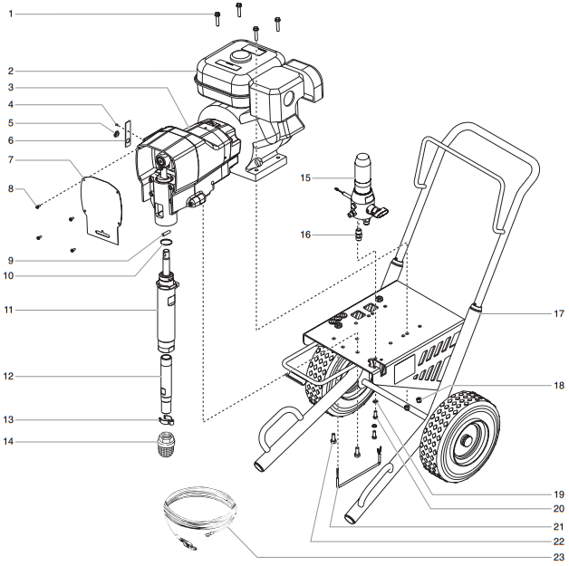 GPX 130 Main Assembly Parts